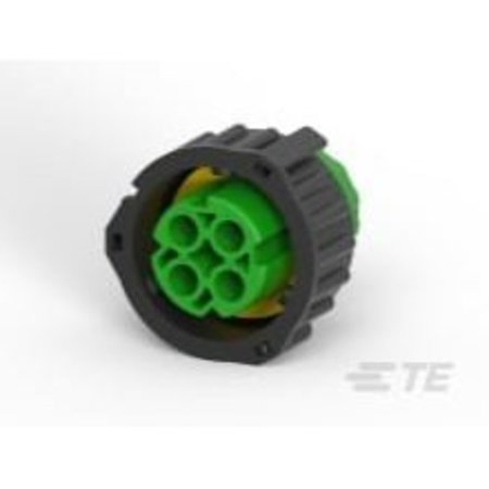 TE CONNECTIVITY 4 Pos Dia 2.5 Socket Connector Hsg 3-1719434-1